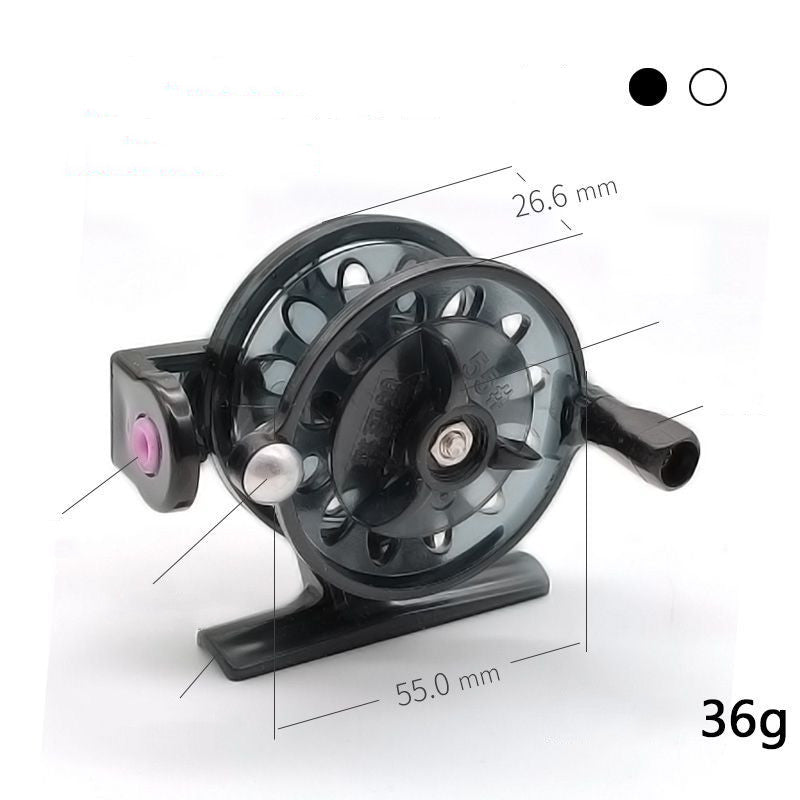 Ice Fishing Reel Winter Fishing Reel With Force-relieving Small Plastic