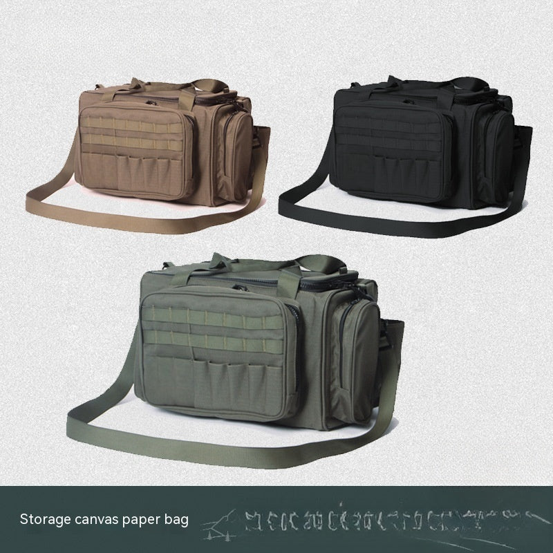 Outdoor Camping Picnic Wild Tableware Storage Tactical Compartment Sundries Portable Shoulder Bag