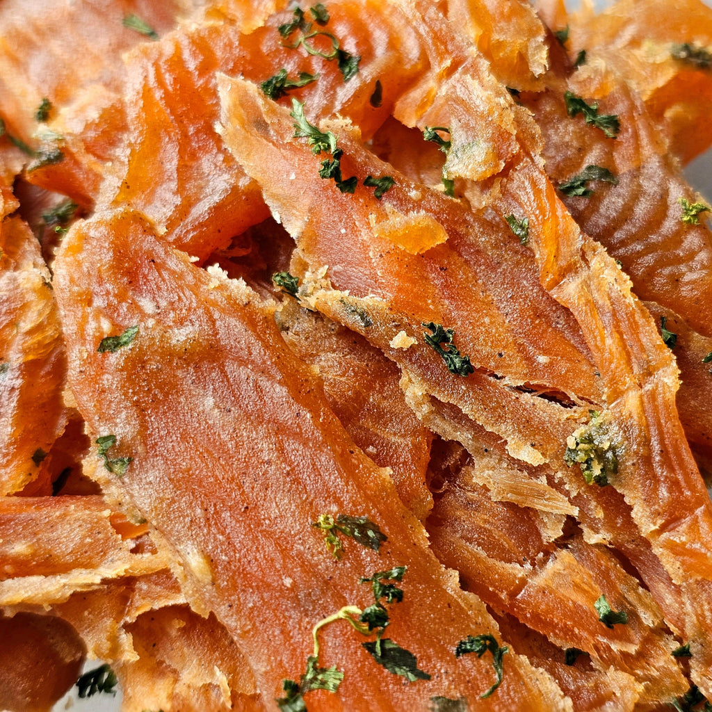 Garlic Butter Salmon Premium Fish Jerky