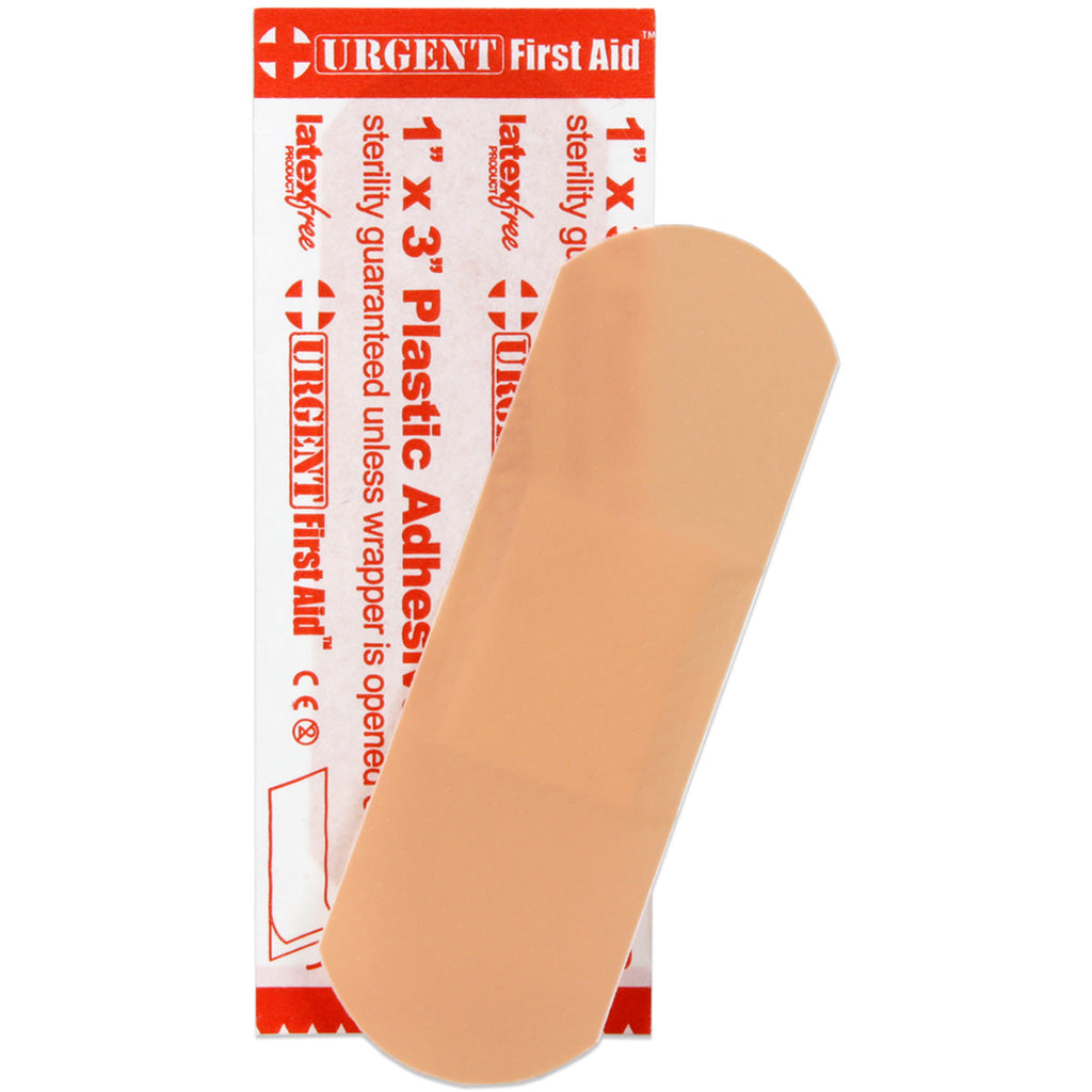 1,000 Adhesive Bandage, 1" x 3" Plastic Strips