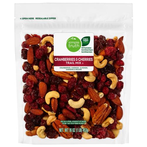 Simple Truth Cranberries & Cherries Trail Mix 16 oz