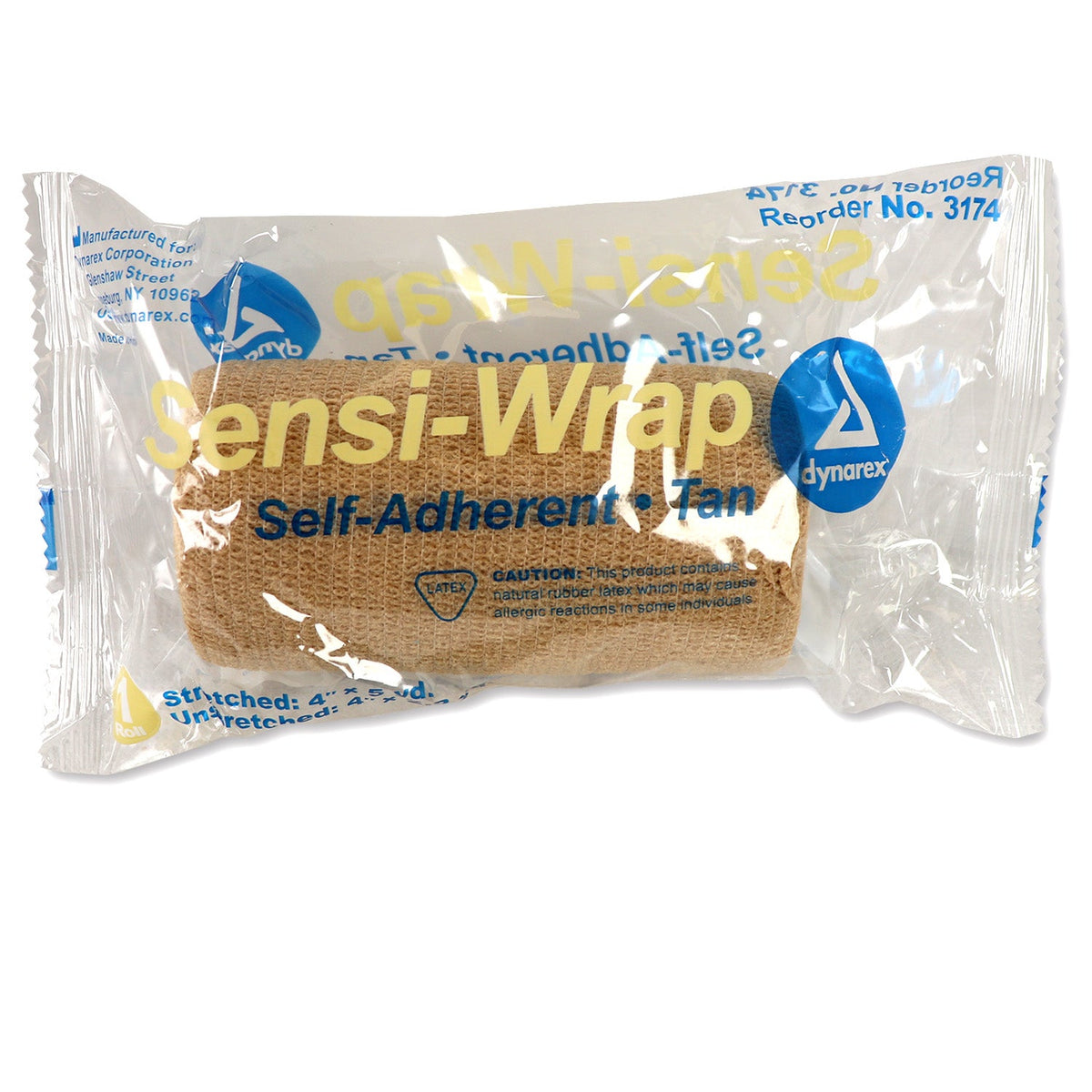Sensi Wrap, Self-Adherent - 4" x 5 yds, Tan, 1 each