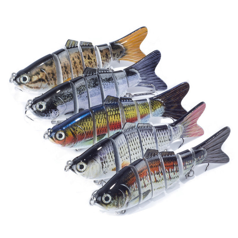 6-Segment Hard Fishing Lure – 10cm, 17g Shallow Water Bait
