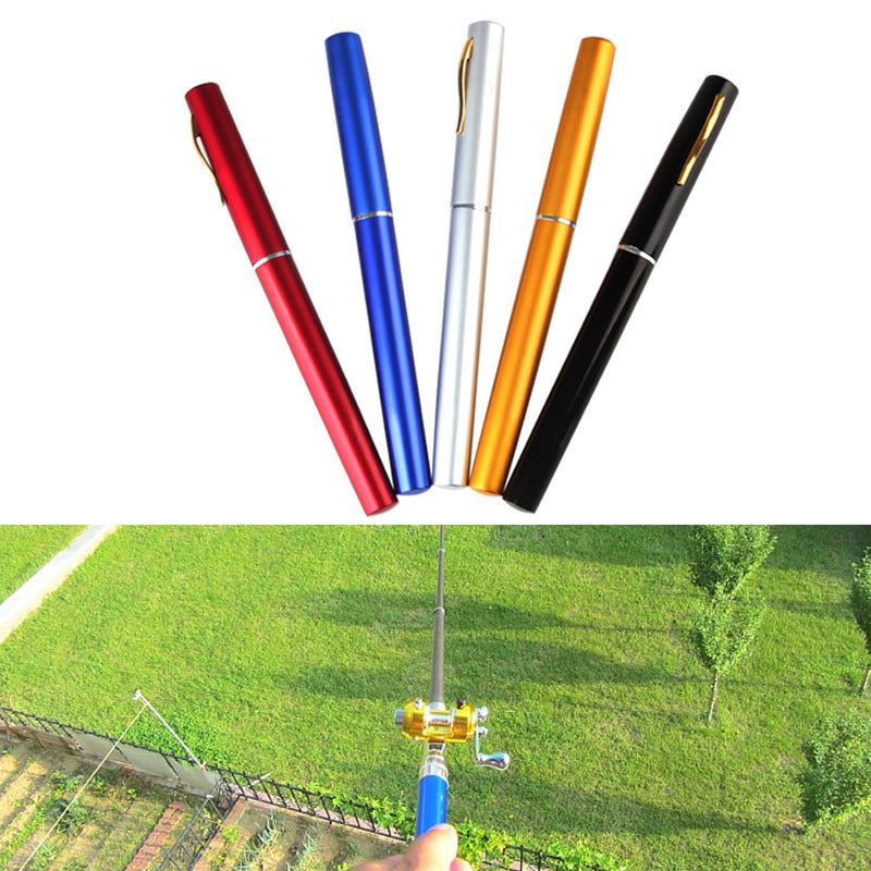 1m Mini Portable Pen Fishing Rod