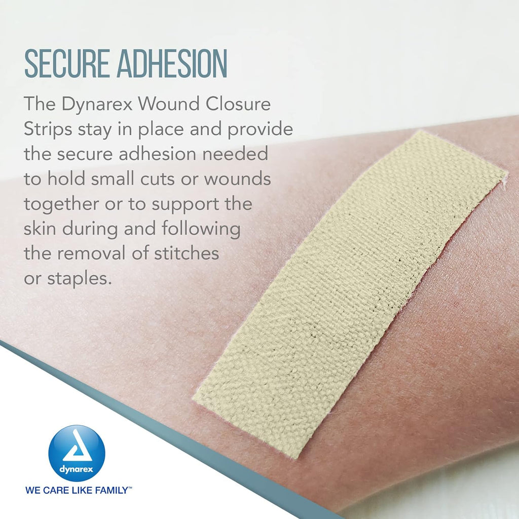1/8" x 3" SecureStrip Adhesive Wound Closures, 5 per pouch