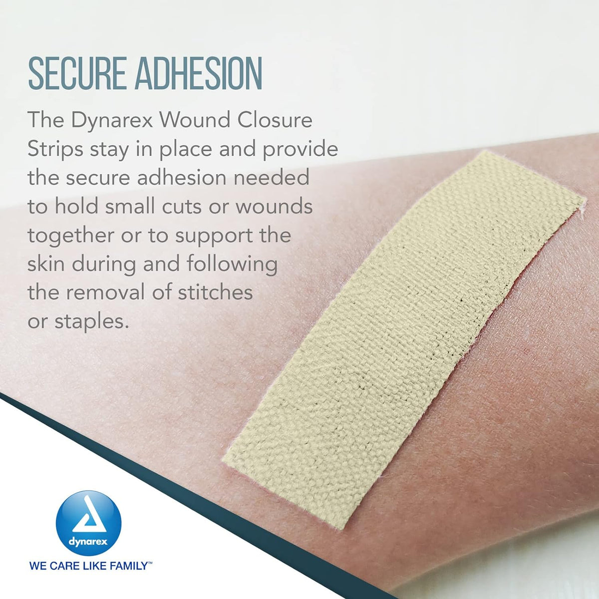 1/4" x 4" SecureStrip Adhesive Wound Closures, 10 per pouch
