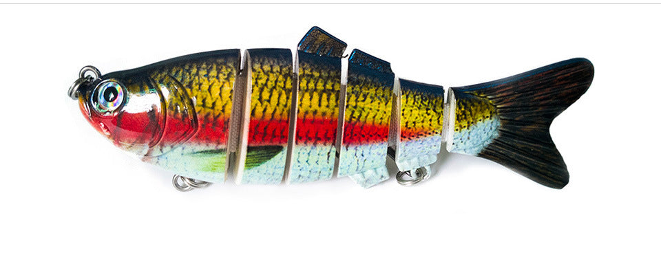 6-Segment Hard Fishing Lure – 10cm, 17g Shallow Water Bait