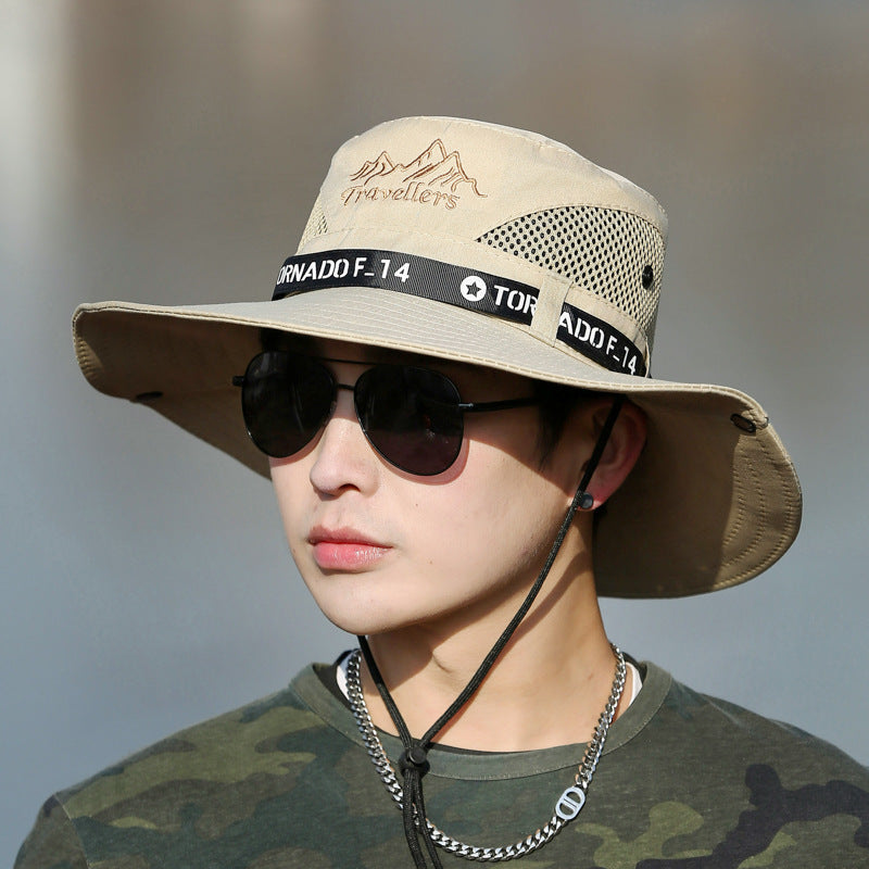 Men's Mountaineering Fishing Sunscreen Visor Hat