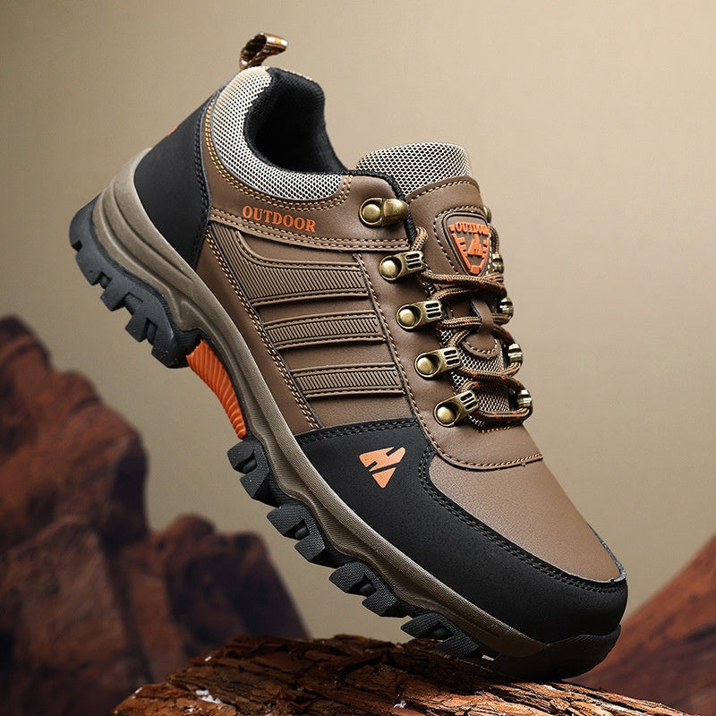 Men's Shoes Fall Outdoor Hiking Boots Low-top Lace-up Casual Sneaker