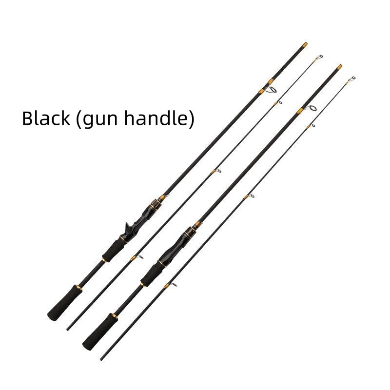 Carbon Fiber Straight-handle Gun-handle Fishing Rod
