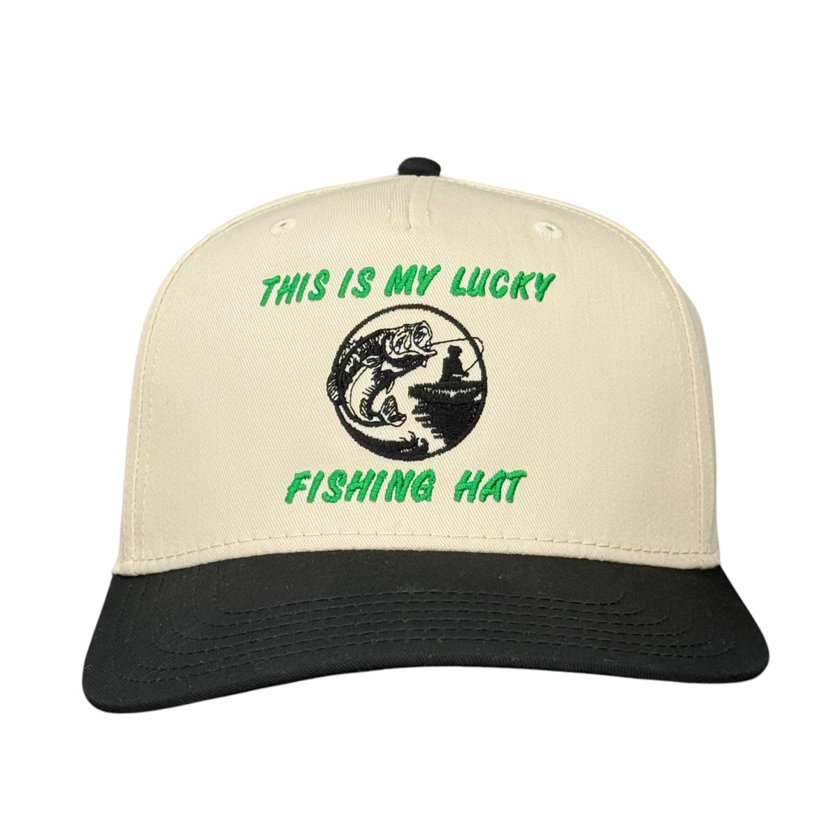 This is My Lucky Fishing Hat Custom Embroidered