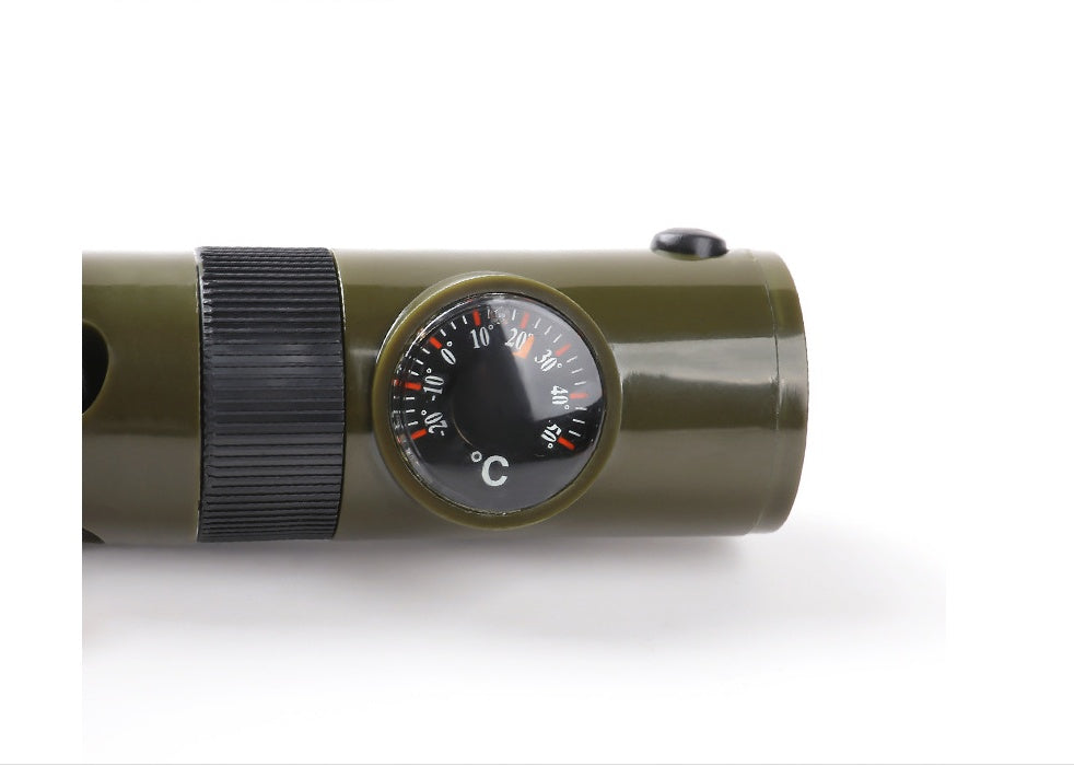 Outdoor 7 in 1 Multifunctional Survival Whistle