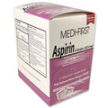 Aspirin, 250 tablets per box, 125 packets of 2 tabs each