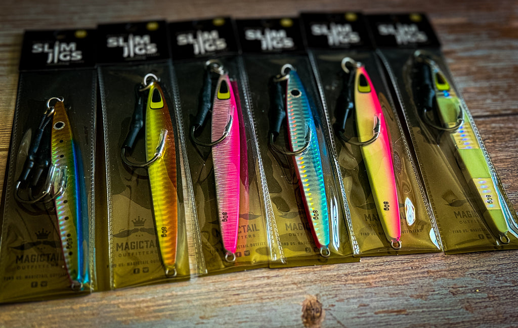 Slim Jig Vertical Jigs: Fast-Sinking Jigging Lures, 40 to 220 g