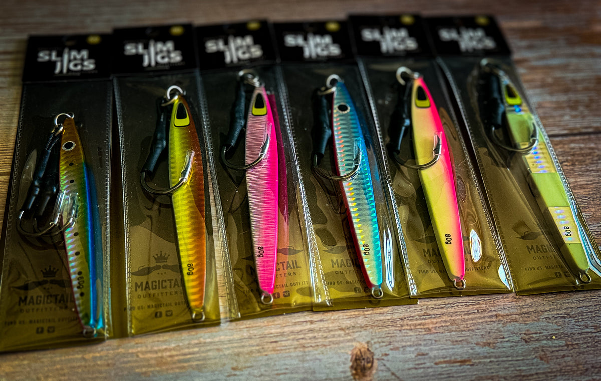 Slim Jig Vertical Jigs: Fast-Sinking Jigging Lures, 40 to 220 g