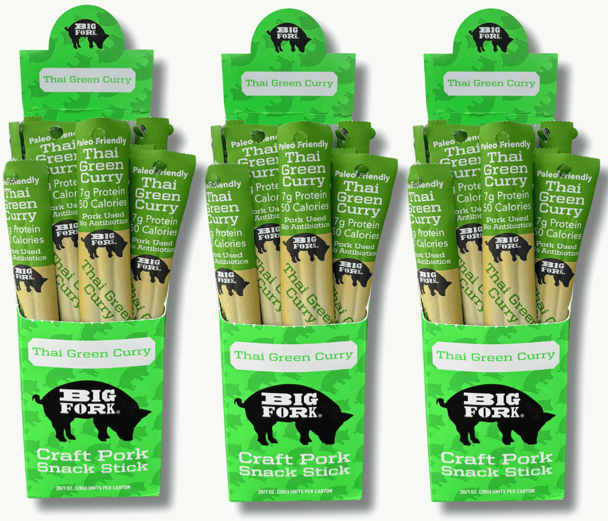Craft Pork Snack Stick Collection (60 Sticks Total)