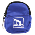 CPR Blue Beltloop Keychain Backpack with Faceshield, Gloves, and Cleansing Wipes