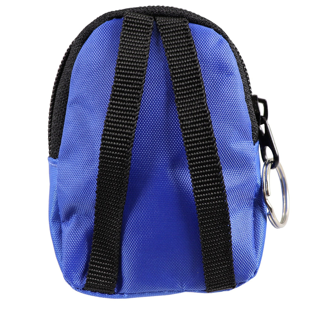 CPR Blue Beltloop Keychain Backpack with Faceshield, Gloves, and Cleansing Wipes