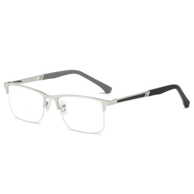 New Anti-blue Light Half Frame Fishing Line Fashion Reading Glasses