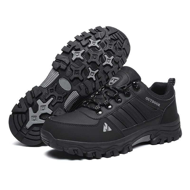 Men's Shoes Fall Outdoor Hiking Boots Low-top Lace-up Casual Sneaker