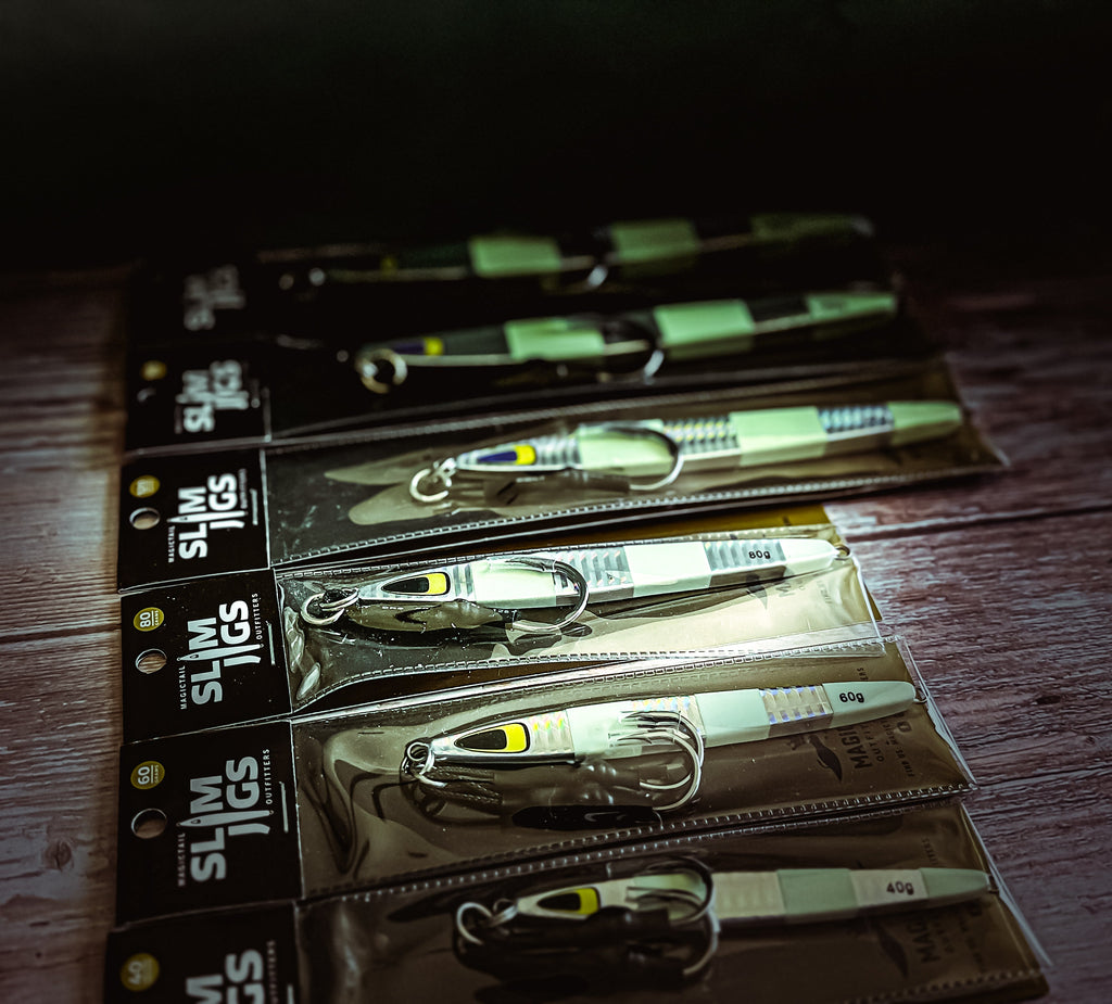 Slim Jig Vertical Jigs: Fast-Sinking Jigging Lures, 40 to 220 g