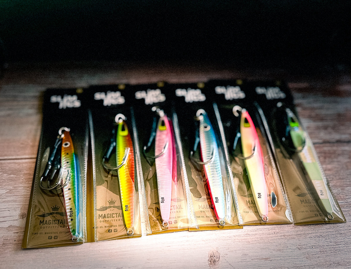 Slim Jig Vertical Jigs: Fast-Sinking Jigging Lures, 40 to 220 g