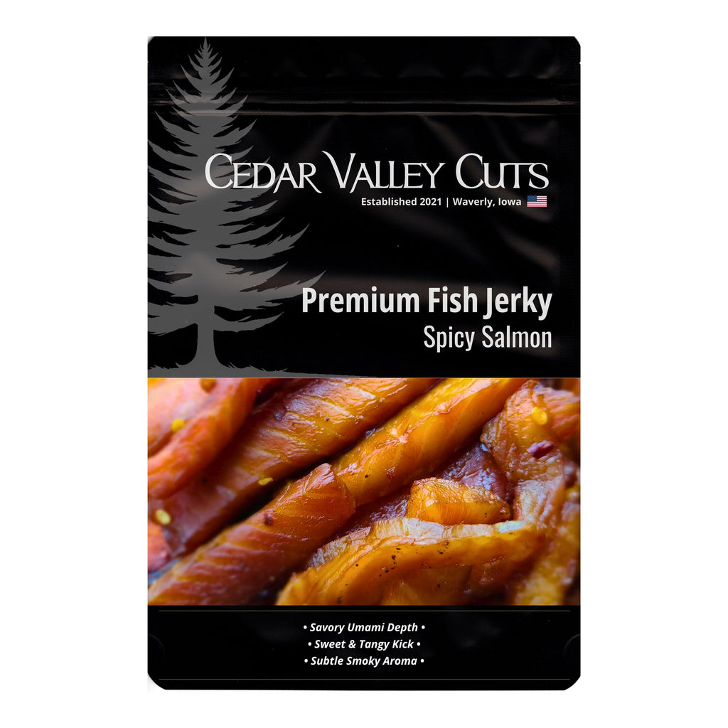Spicy Salmon Premium Fish Jerky