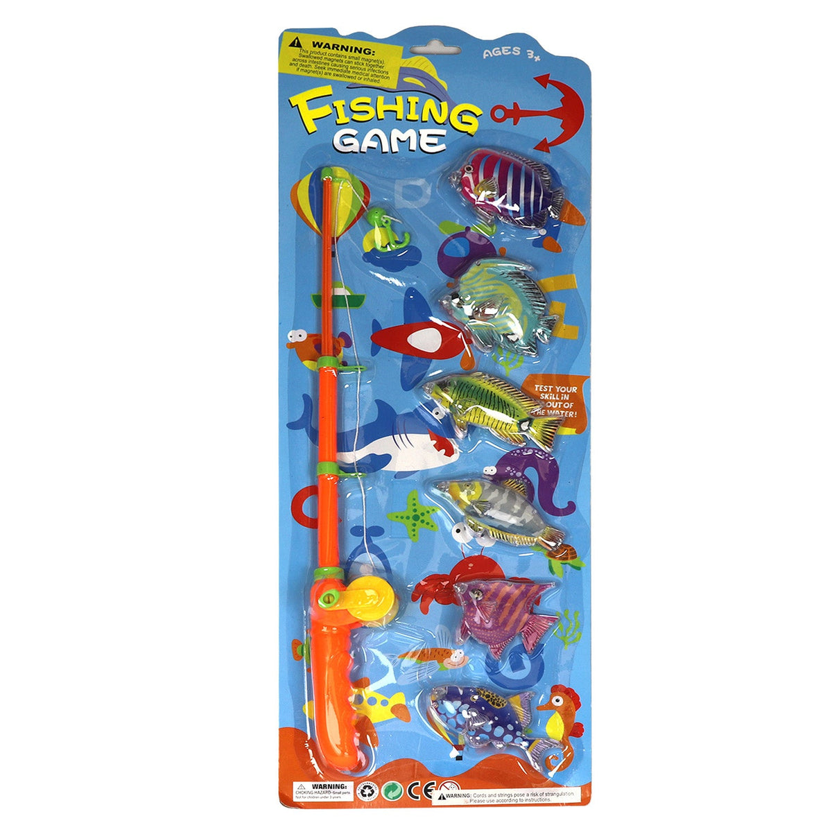 Children's Toy Fishing Set | Emergency Entertainment & Quiet Play Game