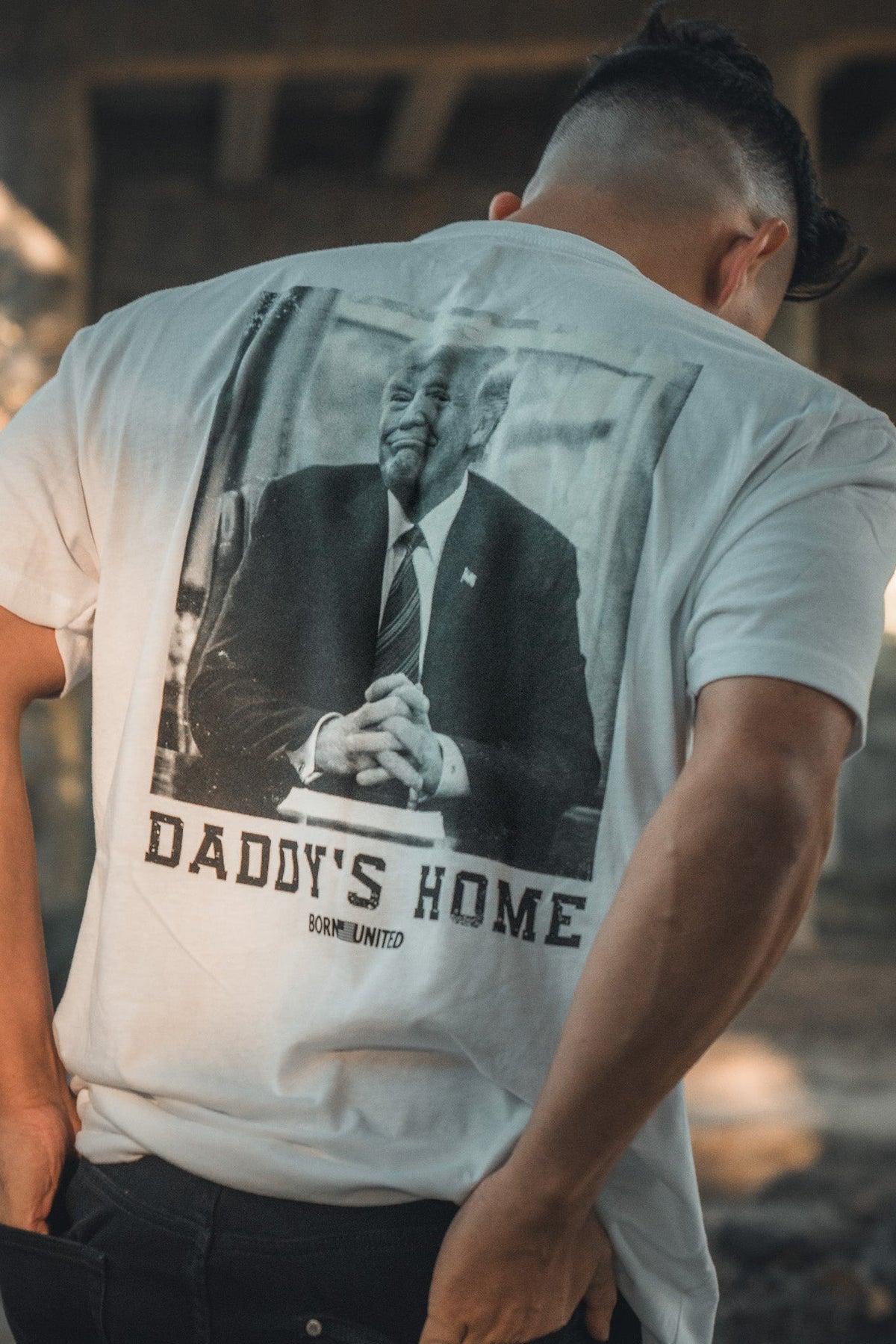 Daddy's Home Tee - #47 - White