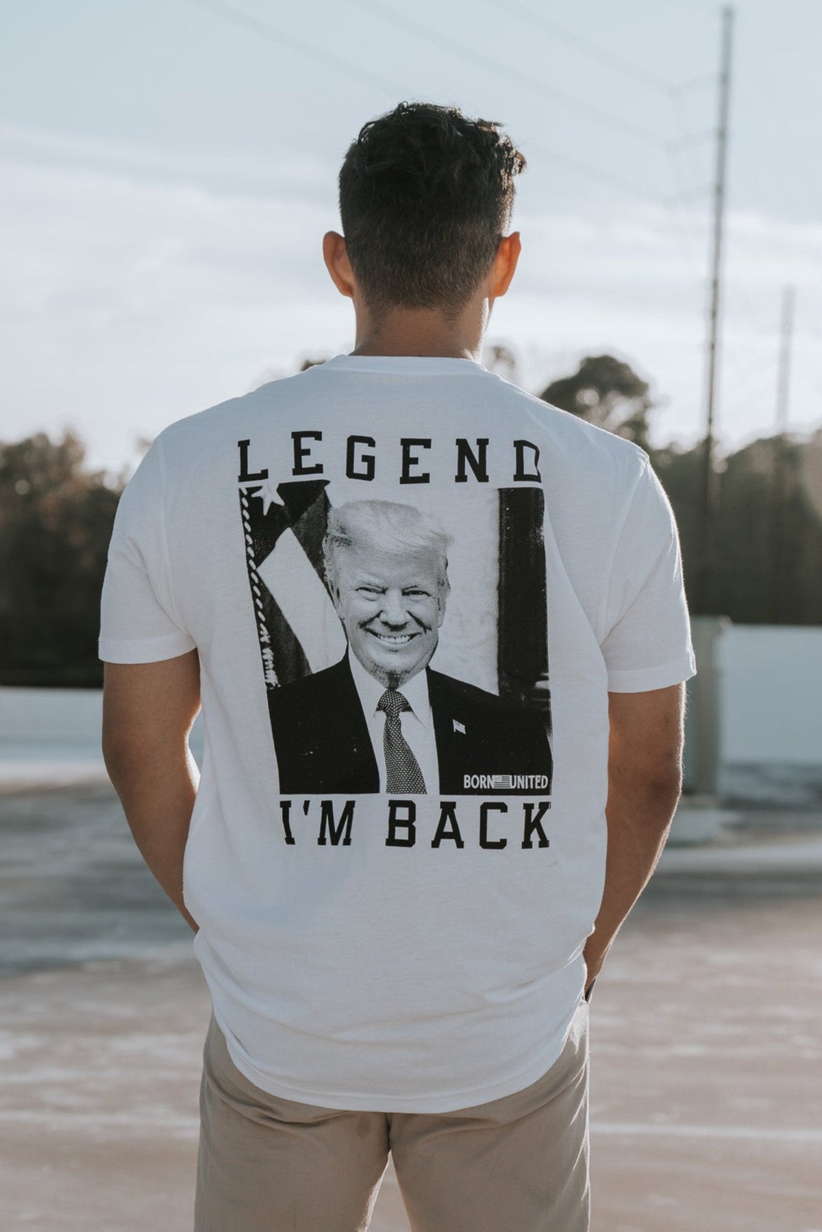 I'm Back Tee - #47 - White