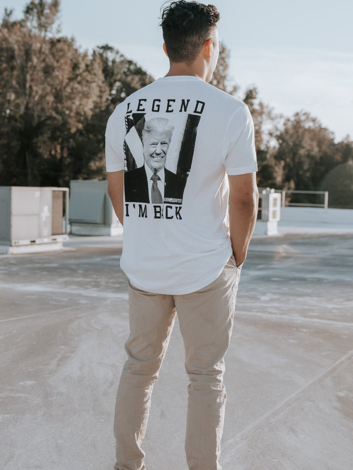 I'm Back Tee - #47 - White