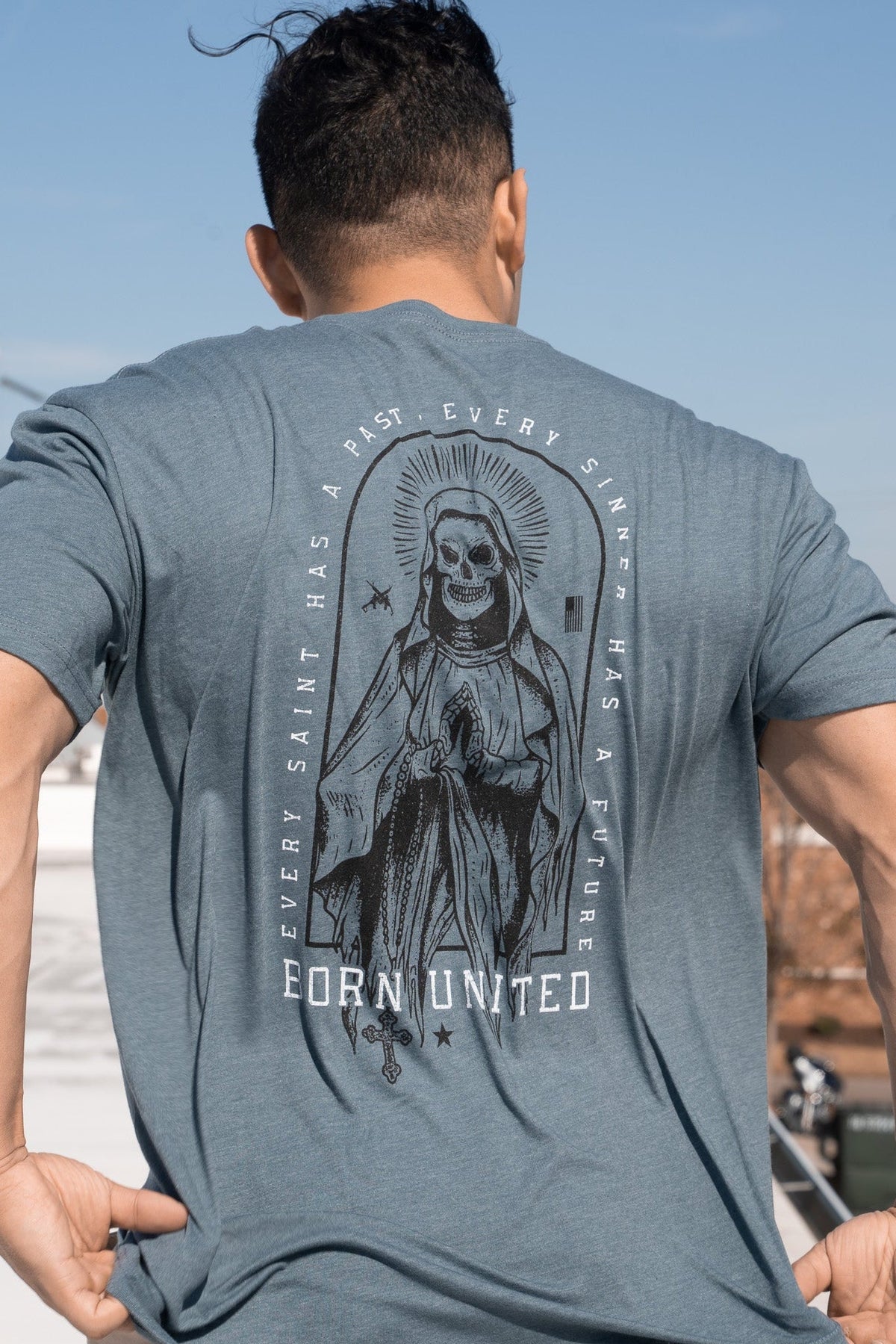 Saints And Sinners Tee - Blue