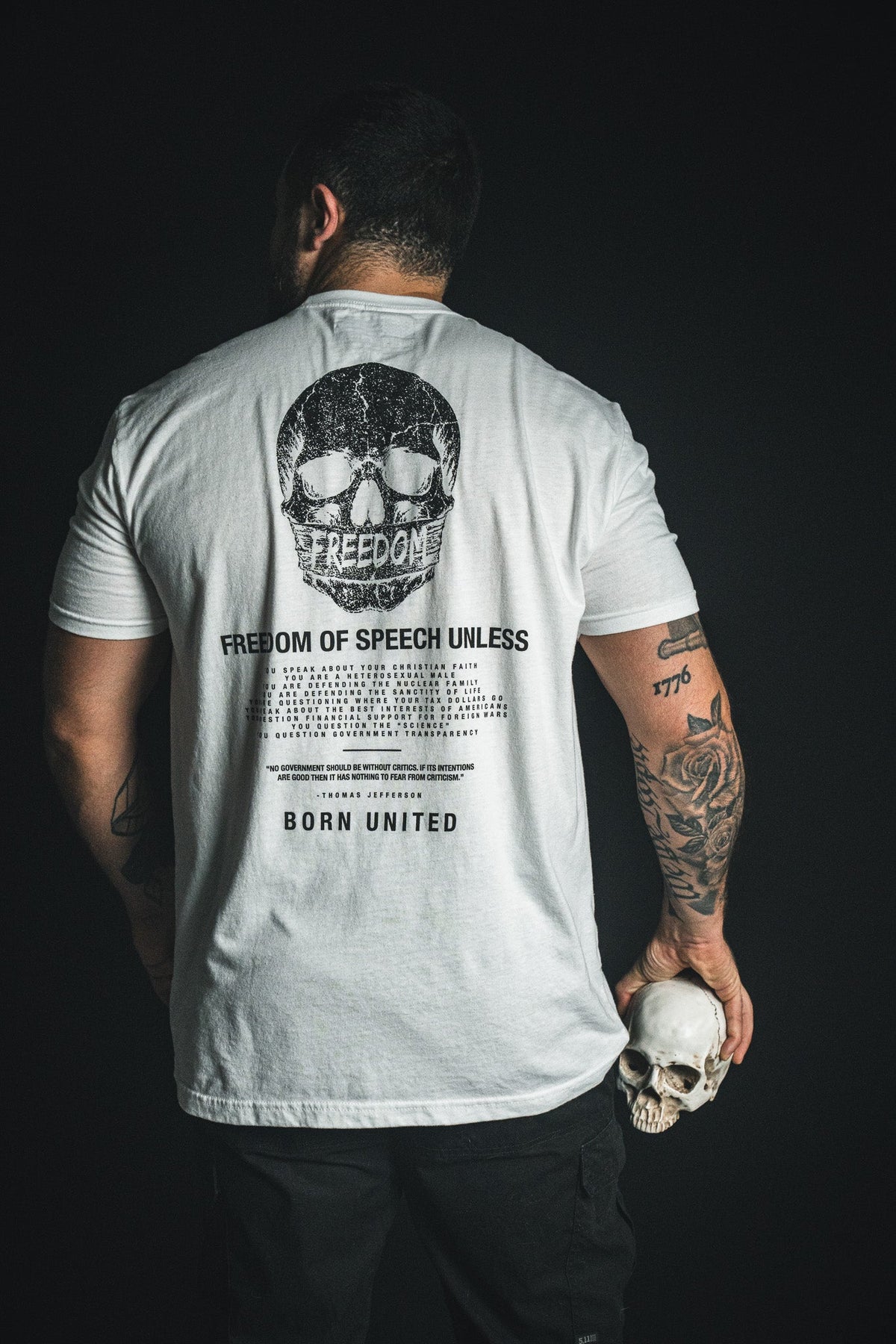 Freedom of Speech Tee - White