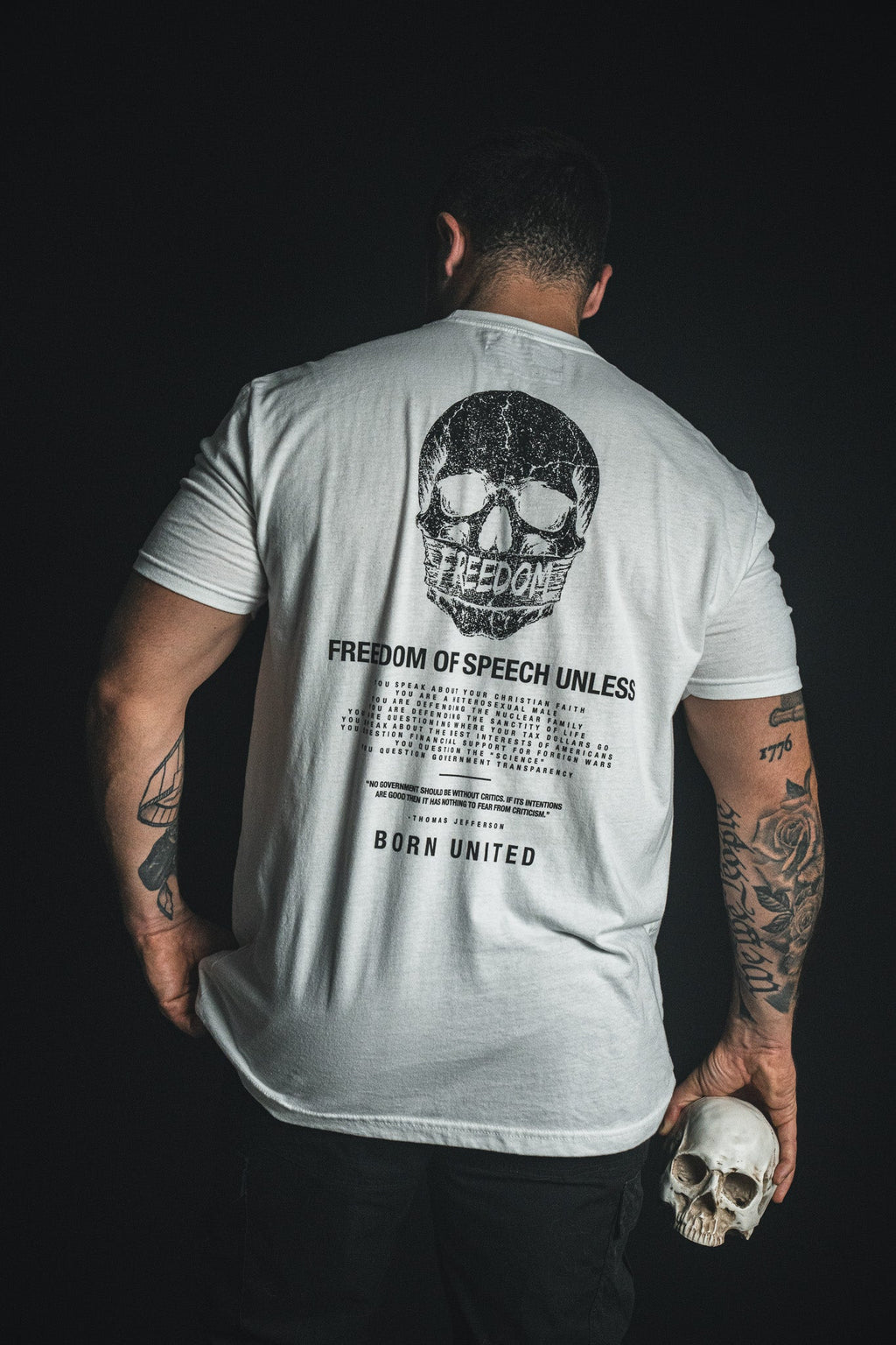 Freedom of Speech Tee - White
