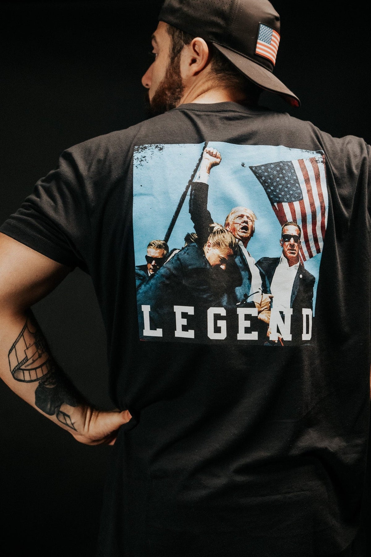 Forever Legend Tee - Trump - Black