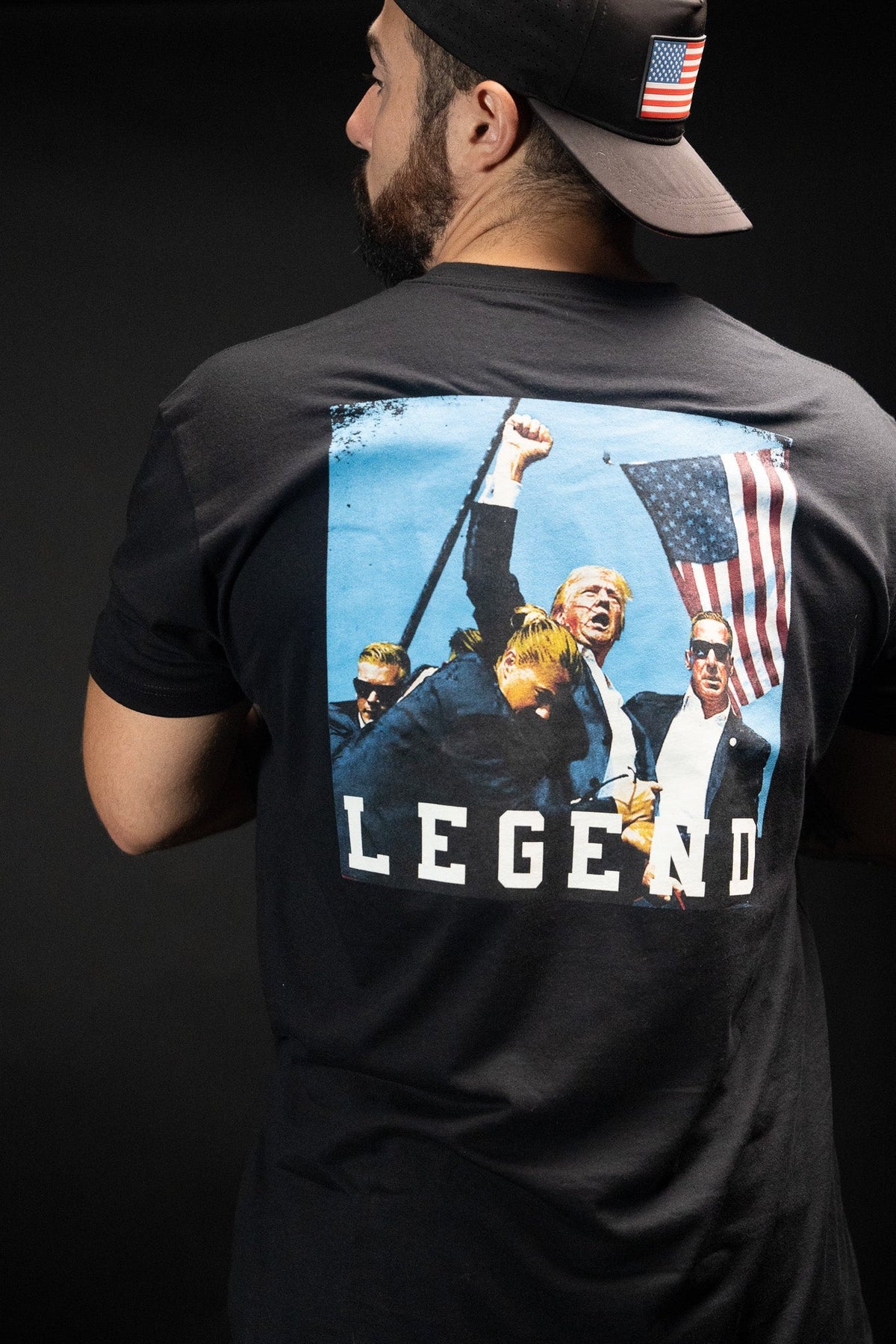 Forever Legend Tee - Trump - Black
