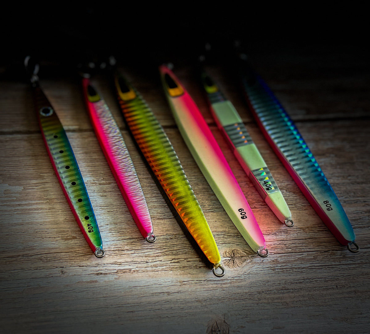 Slim Jig Vertical Jigs: Fast-Sinking Jigging Lures, 40 to 220 g