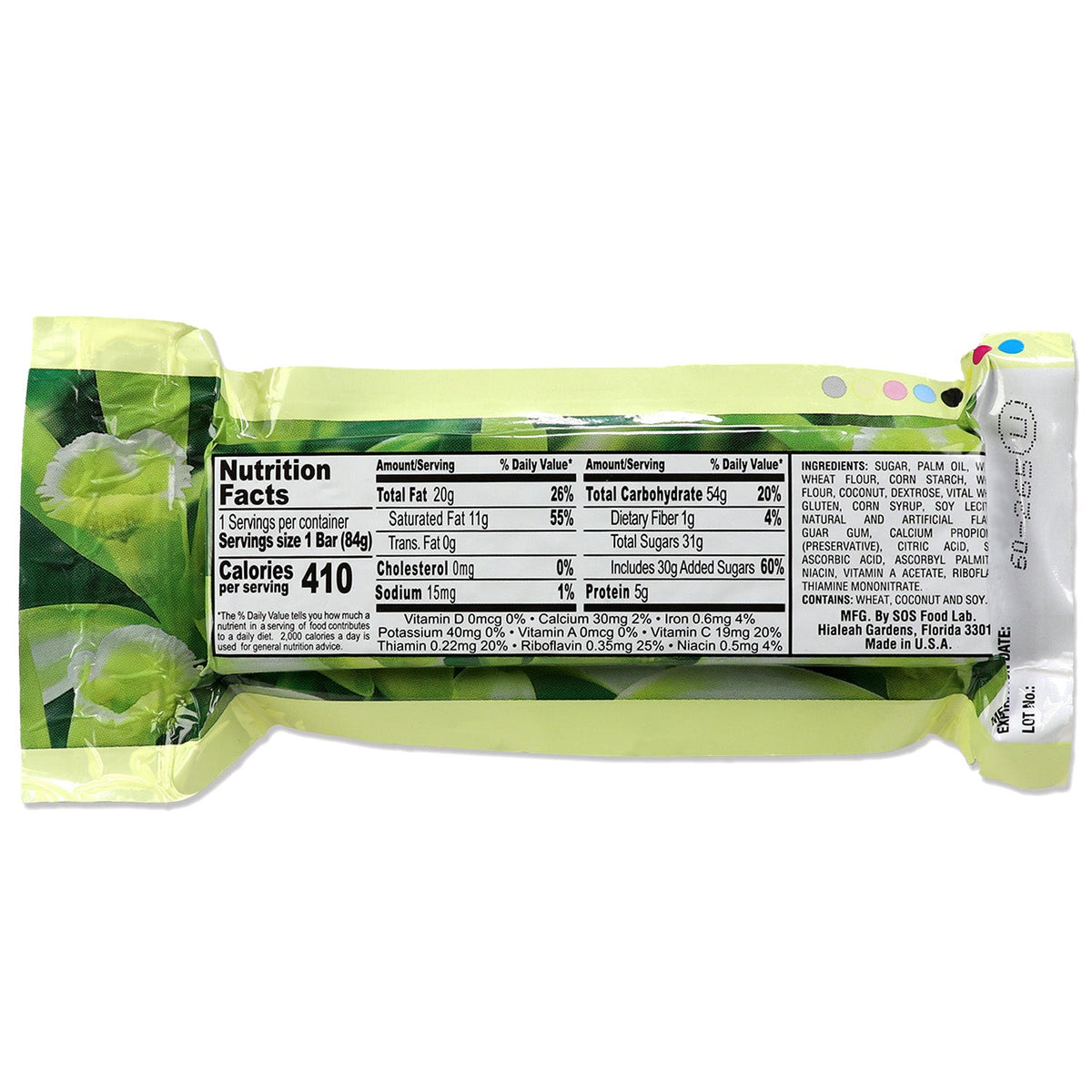 Millennium Energy Bar (Vanilla)