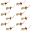 Goddard Caddis Dry Fly - 12 Flies Size 12