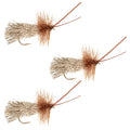 3 Pack Goddard Caddis Dry Fly - Size 16