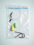 Pompano Rig - 2/0 Circle Hook with different color options.