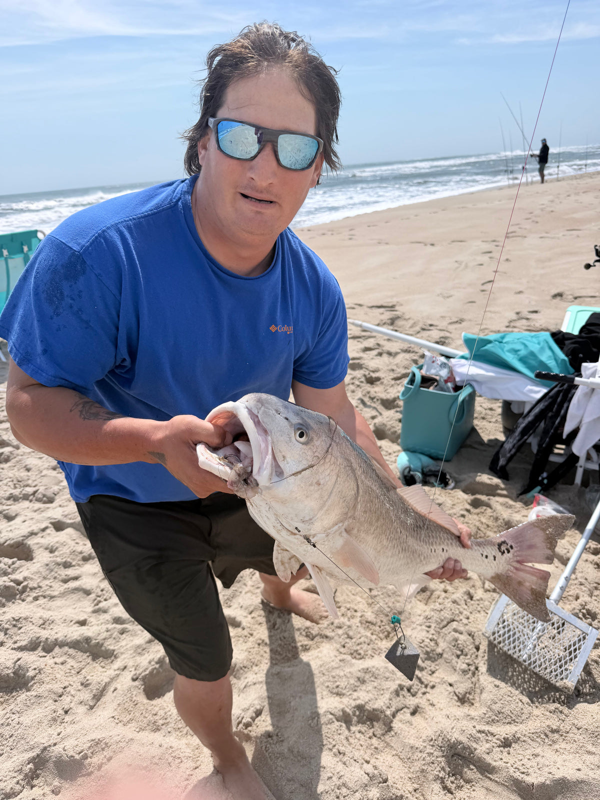 Red Drum Rig - 2"  - 10/0 Circle Hook
