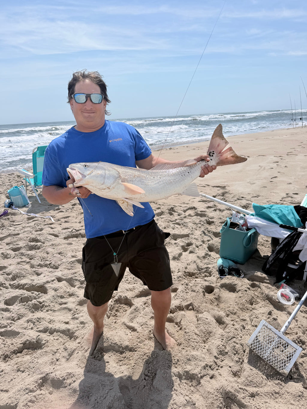 Red Drum Rig - 2"  - 10/0 Circle Hook