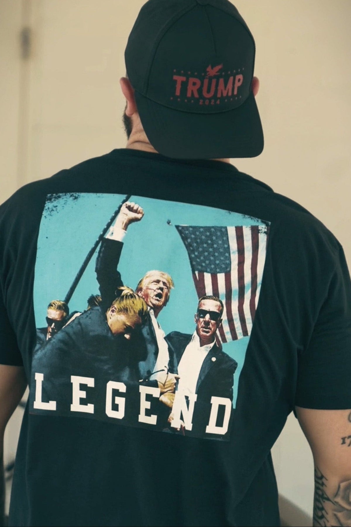 Forever Legend Tee - Trump - Black