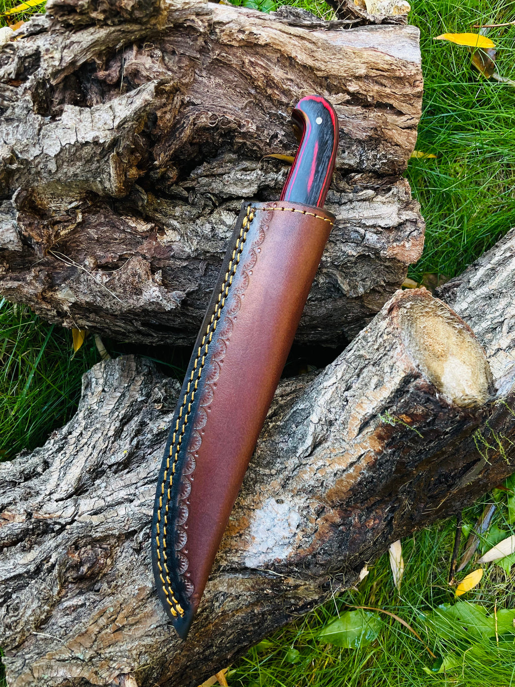 Damascus Steel Custom Flay Knife TK-050