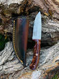 Hand forged knife, Damascus knife, Drop- Style blade, Acrylic Scales by Titan TK-053 (1)