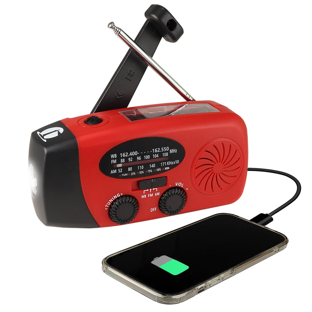 4-in-1 Dynamo NOAA Radio and Flashlight