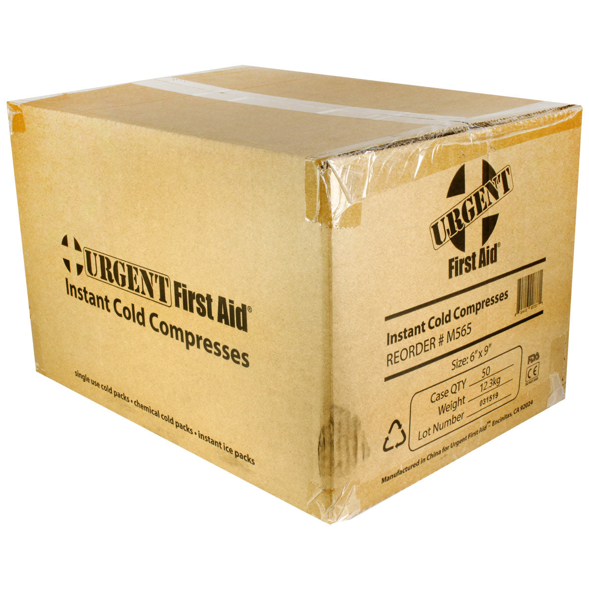 6" x 9" Instant Cold Compress, Case of 50