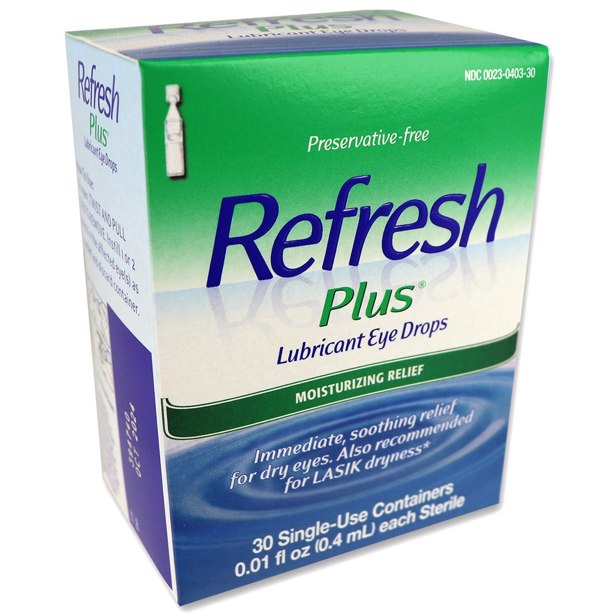 Lubricating Eye Drops, 30 Ampules per Box