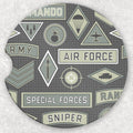 Car Coaster Set - Military